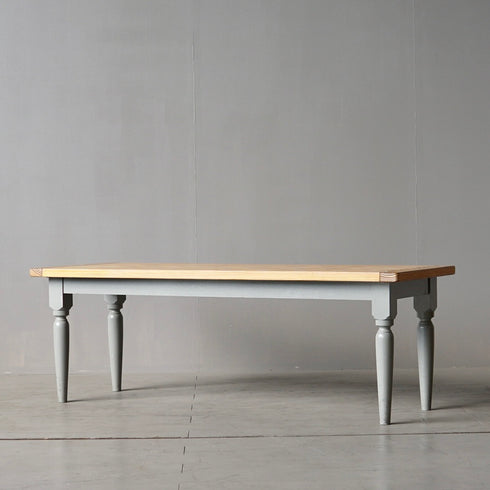 0168 ローテーブル ナチュラル×グレー