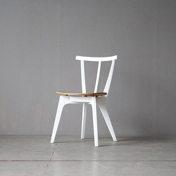 0172 チェアー ナチュラル×ホワイト/ウッド