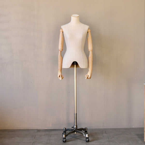 0408 トルソ レディース キャスター付き 什器 高さ145㎝