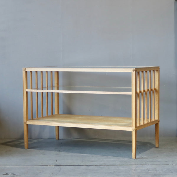 0414 ウッドフレームガラスシェルフ