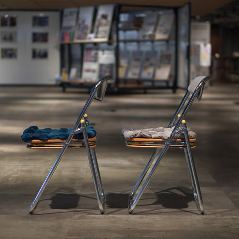Y-06 アップサイクル折り畳みイス 2脚SET