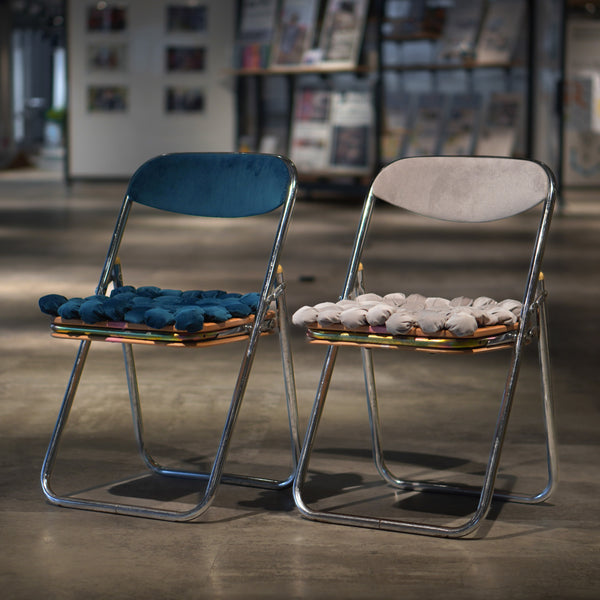 Y-06 アップサイクル折り畳みイス 2脚SET