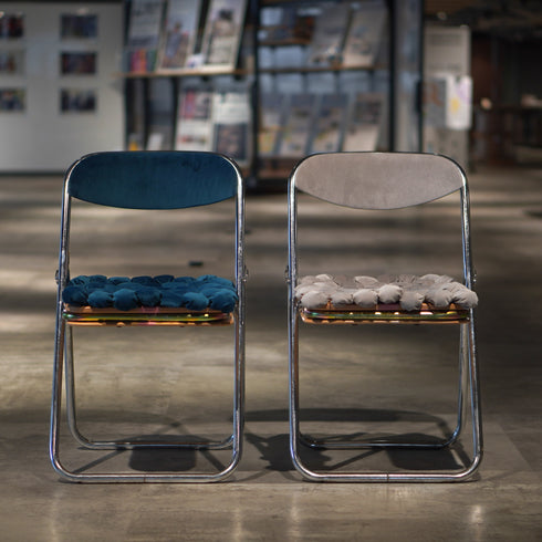 Y-06 アップサイクル折り畳みイス 2脚SET