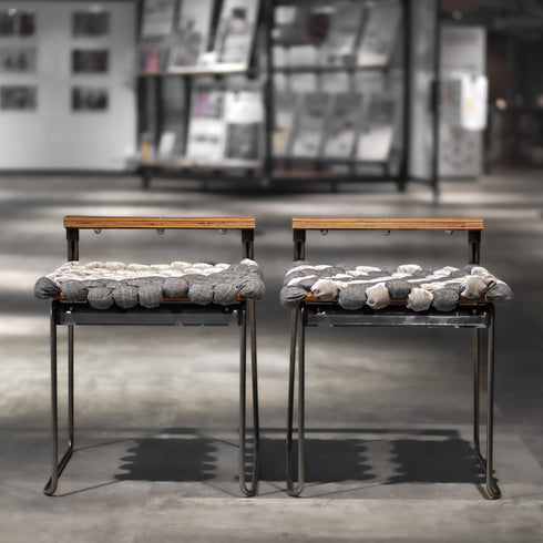 Y-01 椅子フレームアップサイクルチェア 2脚SET