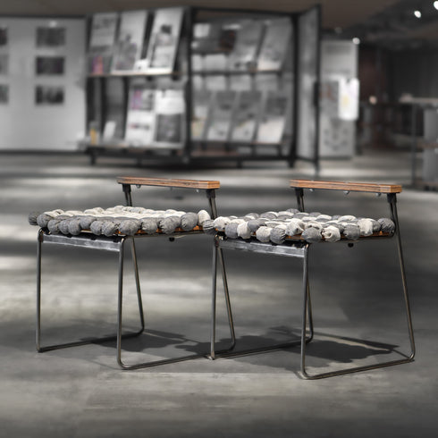 Y-01 椅子フレームアップサイクルチェア 2脚SET