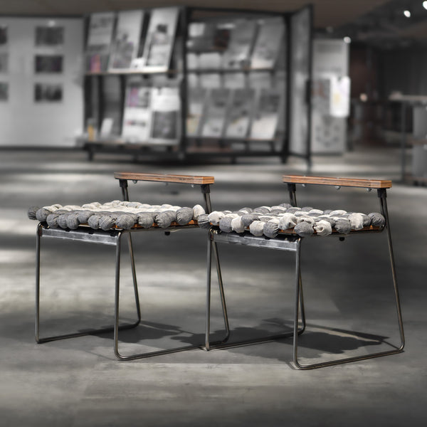 Y-01 椅子フレームアップサイクルチェア 2脚SET