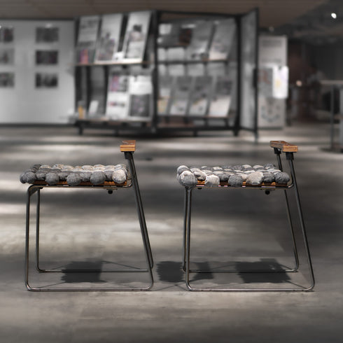 Y-01 椅子フレームアップサイクルチェア 2脚SET