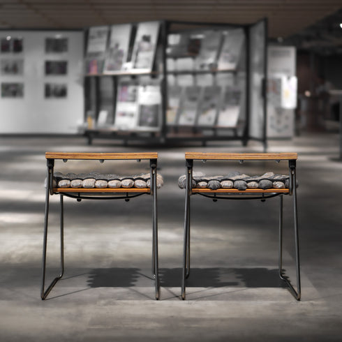 Y-01 椅子フレームアップサイクルチェア 2脚SET