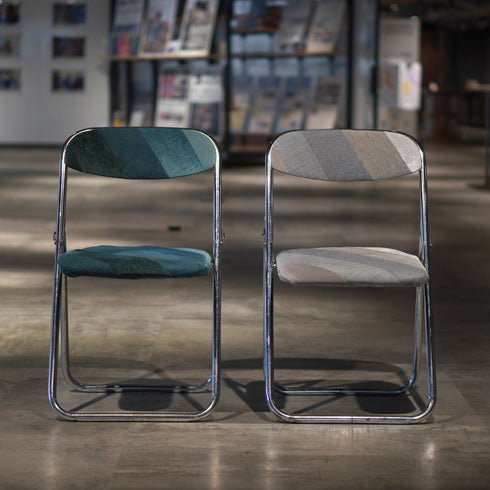 Y-09 アップサイクル折り畳みイス 2脚SET