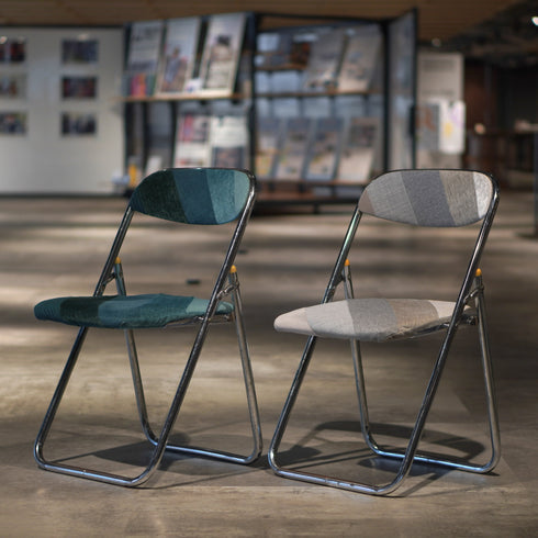 Y-09 アップサイクル折り畳みイス 2脚SET