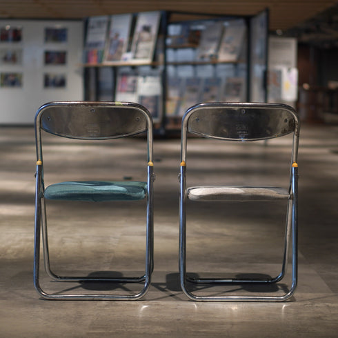 Y-09 アップサイクル折り畳みイス 2脚SET