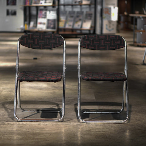 Y-08 アップサイクル折り畳みイス 2脚SET