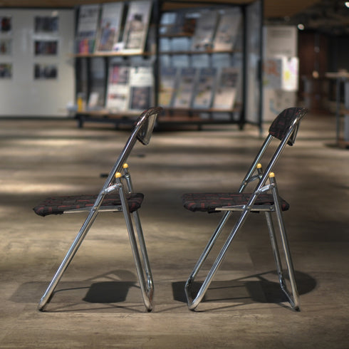 Y-08 アップサイクル折り畳みイス 2脚SET