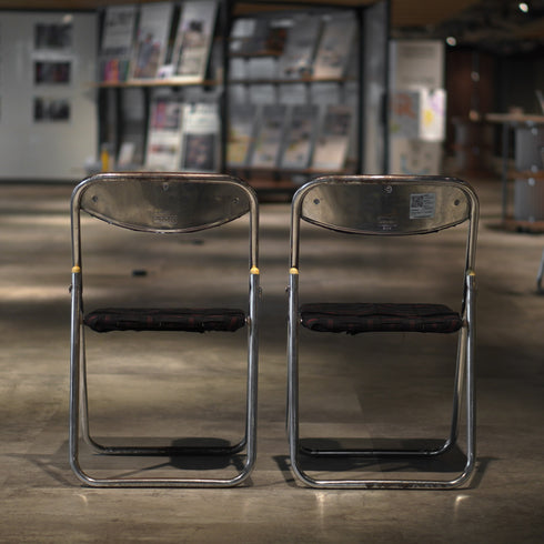 Y-08 アップサイクル折り畳みイス 2脚SET