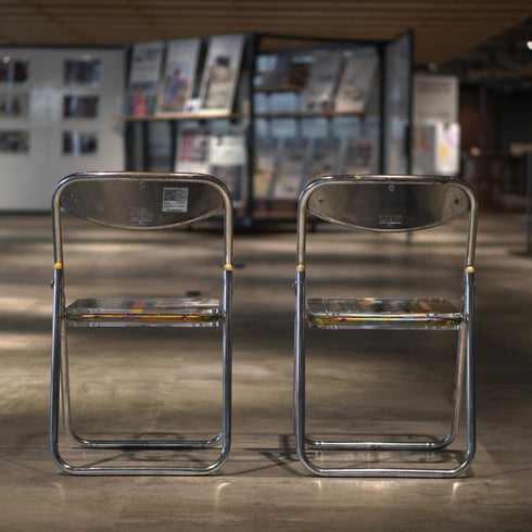 Y-05 アップサイクル折り畳みイス 2脚SET