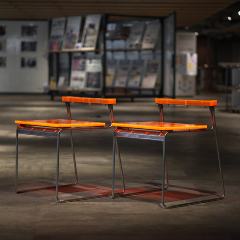 Y-04 椅子フレームアップサイクルチェア 2脚SET