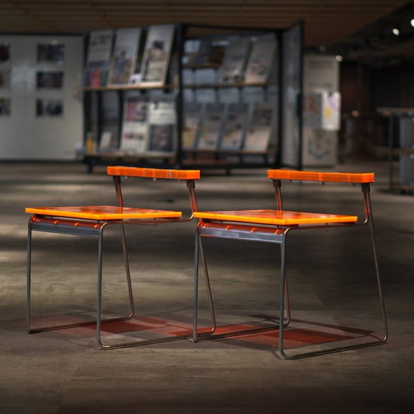 Y-04 椅子フレームアップサイクルチェア 2脚SET