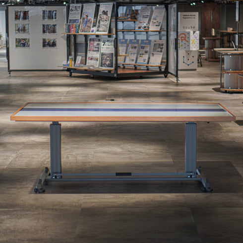 Y-17 ビッグテーブル キャスター付き 昇降機能付き