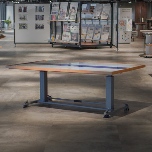 Y-17 ビッグテーブル キャスター付き 昇降機能付き