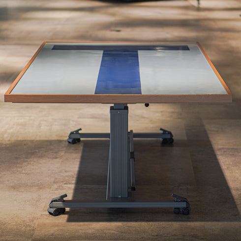 Y-18 ビッグテーブル キャスター付き 昇降機能付き