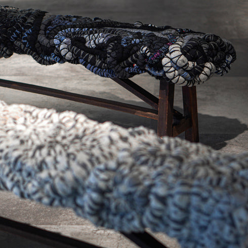 Y-15 アップサイクル長ベンチ 2脚SET