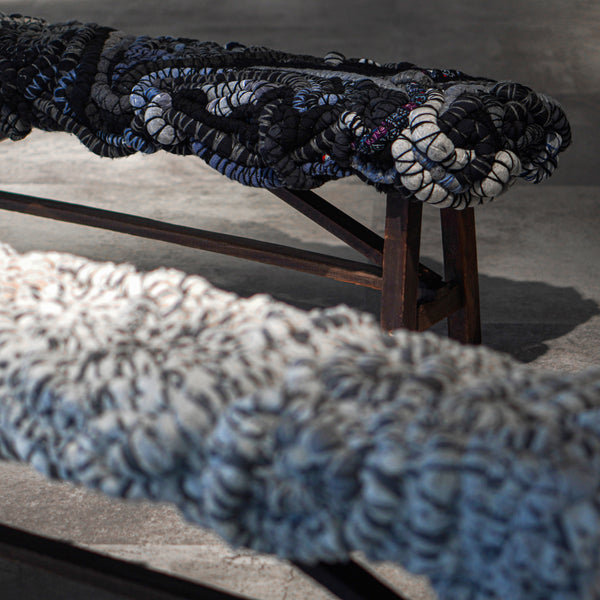 Y-15 アップサイクル長ベンチ 2脚SET