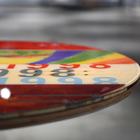 Y-21 スノーボードテーブル 円形 コンセント付き