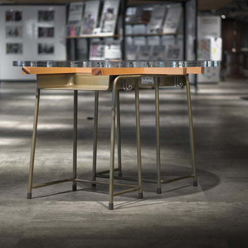 Y-20 学校机アップサイクル円形テーブル