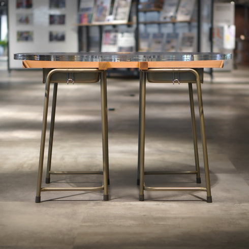 Y-20 学校机アップサイクル円形テーブル