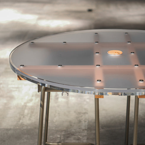 Y-20 学校机アップサイクル円形テーブル