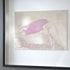 ヴィンテージウォールアート Ryo Watanabe「Diane undressing」リトグラフ 人物画 グレージュ×ピンク【配送ランクSS】【k44】