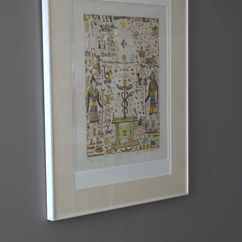 ヴィンテージウォールアート 双子座 Gemini エディション版画 71/280|フランス買付【配送ランクA】【k46】