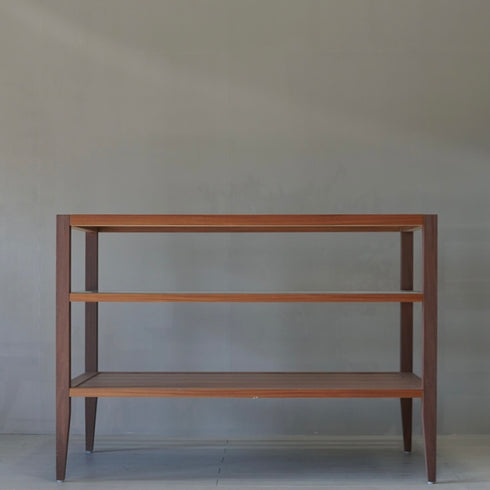 0043 シェルフ/ガラス×ウッド