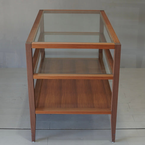 0043 シェルフ/ガラス×ウッド