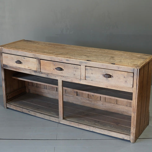 0042 アンティーク カウンター W187/D55/H85