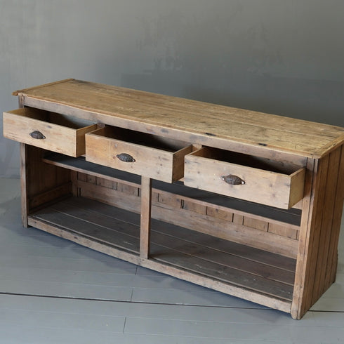 0042 アンティーク カウンター W187/D55/H85