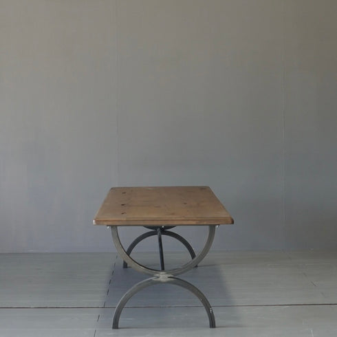 0048 ローテーブル/ウッド×アイアン