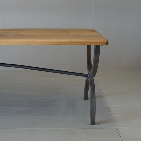 0048 ローテーブル/ウッド×アイアン