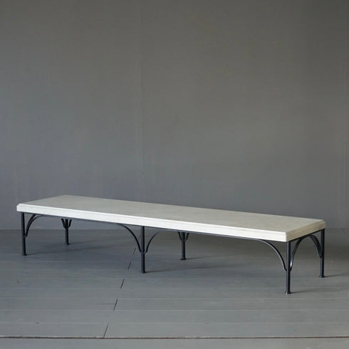 0049 ローテーブル/大理石×アイアン