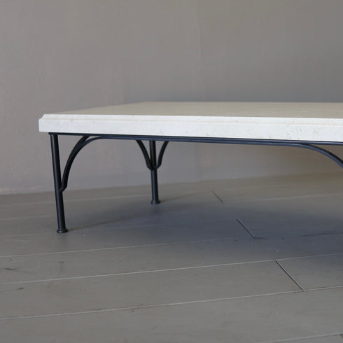 0049 ローテーブル/大理石×アイアン