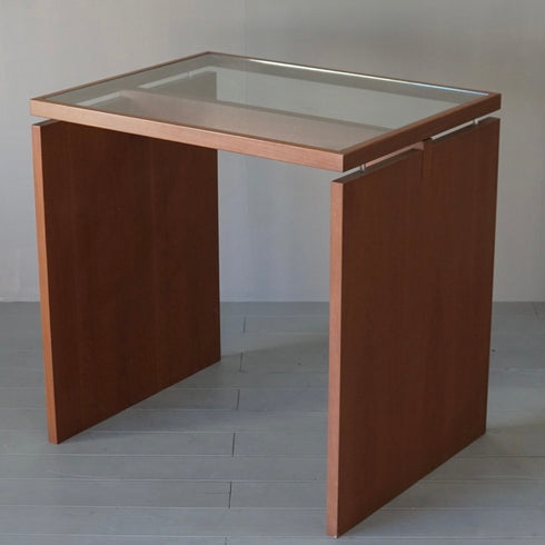 0053 テーブル/ガラス×ウッド