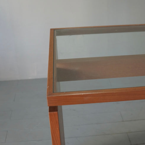 0053 テーブル/ガラス×ウッド