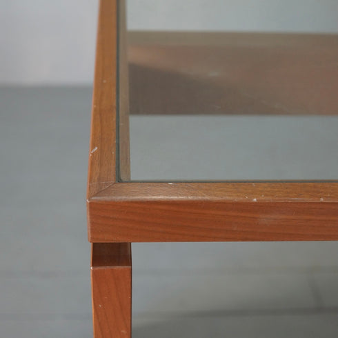 0053 テーブル/ガラス×ウッド