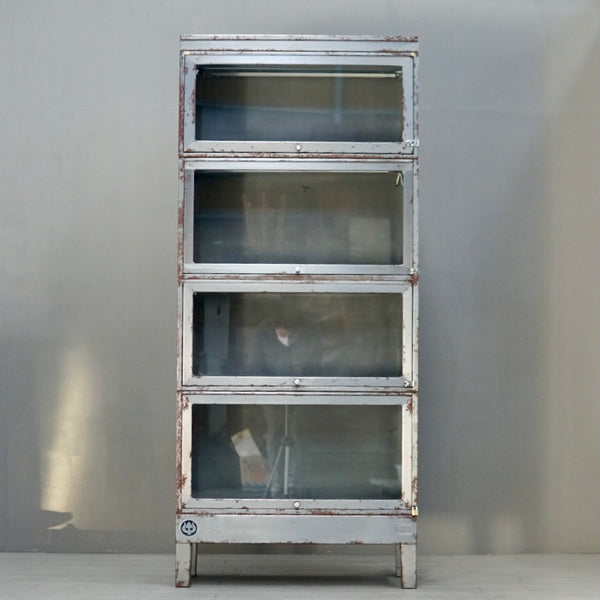 0100 ヴィンテージメタルシェルフ ライト付き