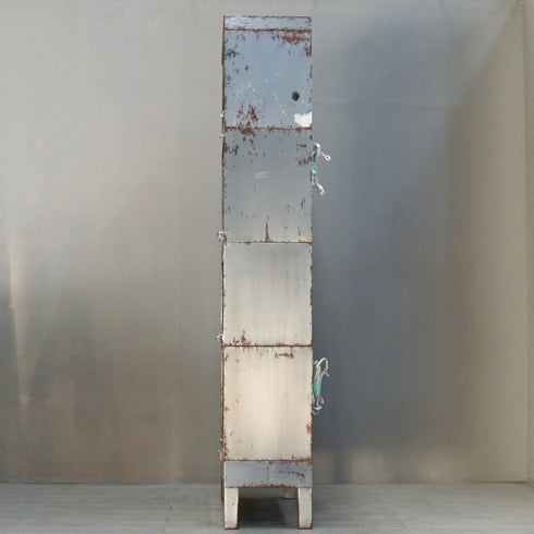 0100 ヴィンテージメタルシェルフ ライト付き