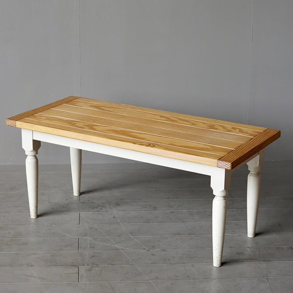 0167 ローテーブル ナチュラル×ホワイト