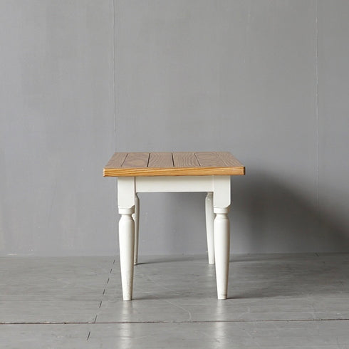 0167 ローテーブル ナチュラル×ホワイト