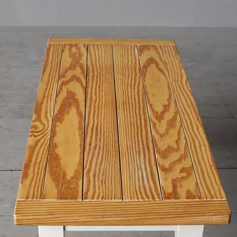 0167 ローテーブル ナチュラル×ホワイト