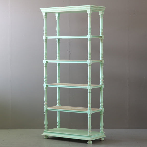 C551 5段オープンシェルフ 木製 什器 高さ182㎝ 幅83㎝ 奥行38㎝