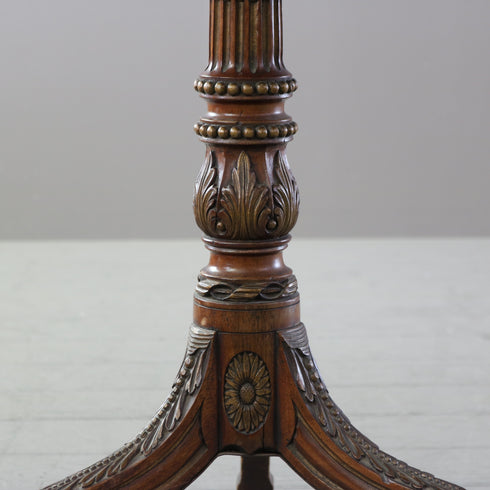 C553 オーバルサイドテーブル 折り畳み式 木製 アンティーク 高さ71㎝ 幅73㎝ 奥行54㎝